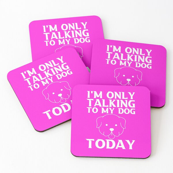 Item preview, I'm only talking to my dog today - Womens Only Talking to My Dog Today designed and sold by Designs-DA.