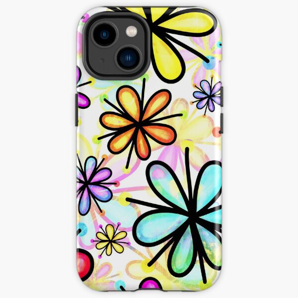 Daisy Floral Pattern iPhone Tough Case