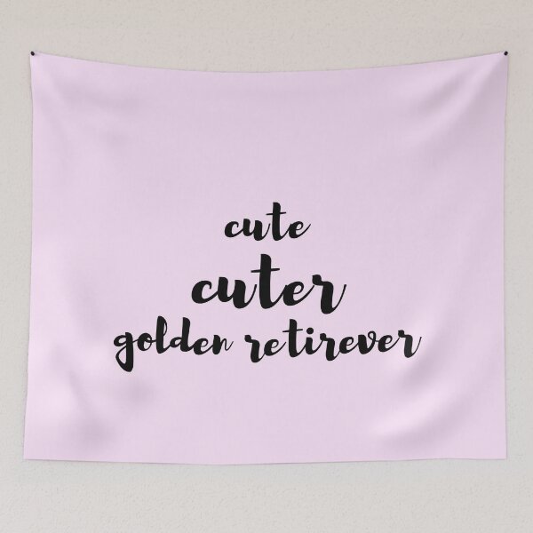 Item preview, Cute, cuter, golden retriever designed and sold by NinaBetterNot.