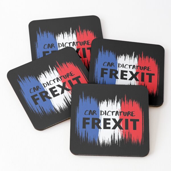 Item preview, Frexit France Exit Flag Car Dictature designed and sold by Designs24U.