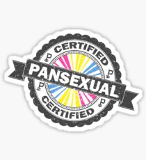 Certified Pansexual Stamp Sticker