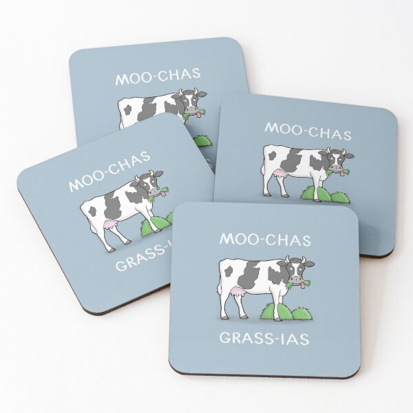Item preview, Moo-chas Grass-ias Thank You Card designed and sold by carlbatterbee.
