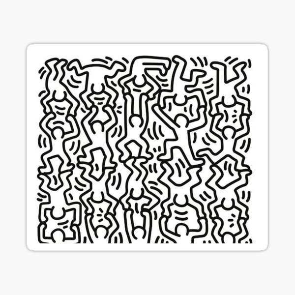 Keith Haring Design Sticker