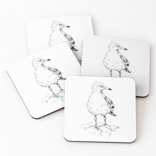Item preview, Seagull. Hand-drawn in sketch style.  designed and sold by Canatic.
