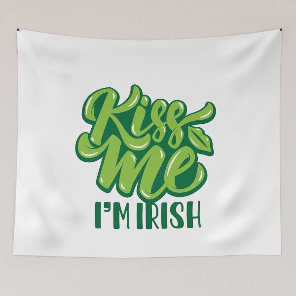Item preview, St Patrick day Kiss me I am Irish designed and sold by TheFlipRepublic.