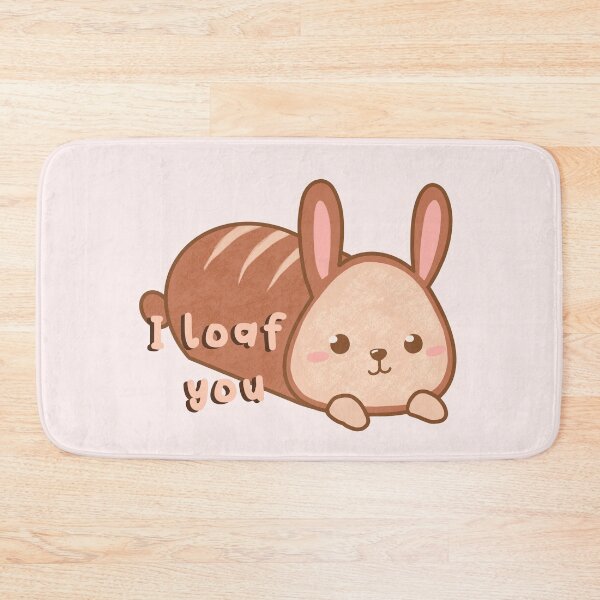Item preview, Cute bunny rabbit loaf - I loaf you designed and sold by Tergels.