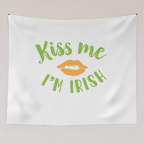 Item preview, St Patrick day Kiss me I am Irish designed and sold by TheFlipRepublic.