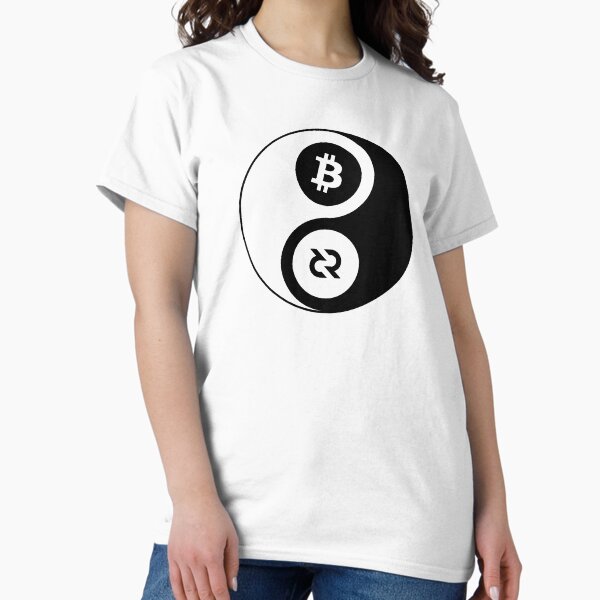 Decred Yin Yang © v1 (Design timestamped by https://timestamp.decred.org/) Classic T-Shirt