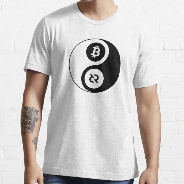 Decred Yin Yang © v1 (Design timestamped by https://timestamp.decred.org/) Essential T-Shirt