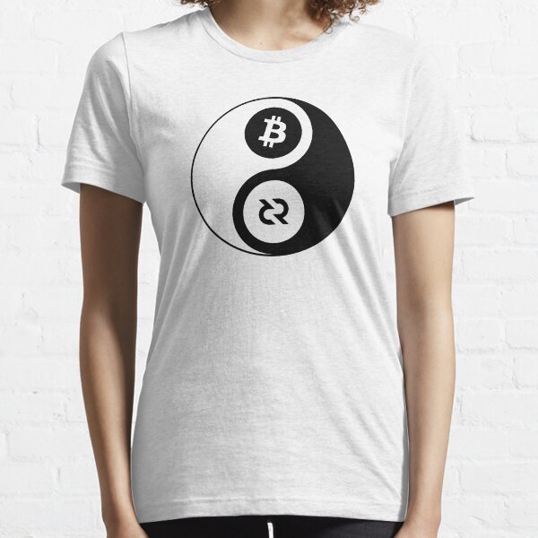 Decred Yin Yang © v1 (Design timestamped by https://timestamp.decred.org/) Essential T-Shirt