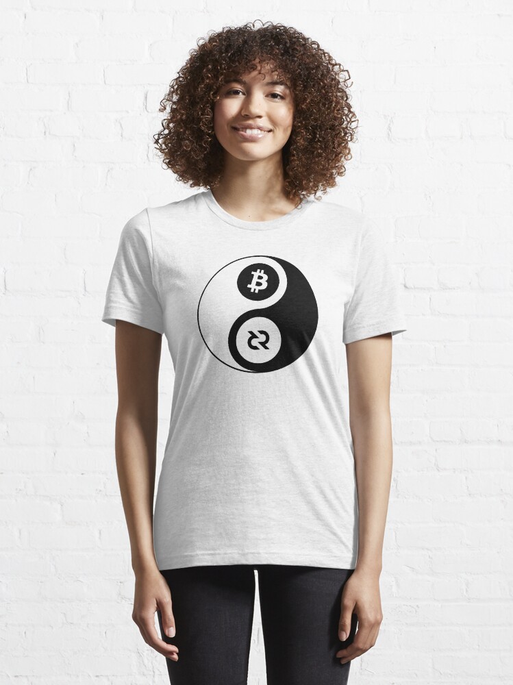 Alternate view of Decred Yin Yang v1 Essential T-Shirt