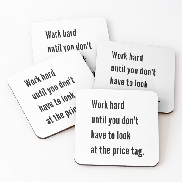 Item preview, Work Hard Typography Motivational Quote designed and sold by KarolinaPaz.