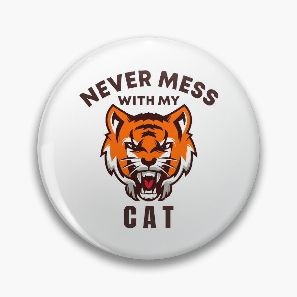 Item preview, Never Mess with my Cat designed and sold by VrajStudio.