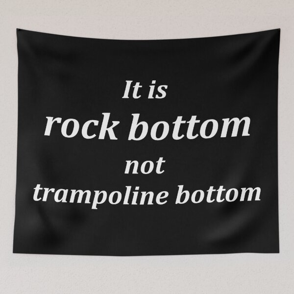 Item preview, it is rock bottom  designed and sold by funniesttext.