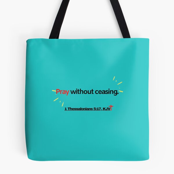 Item preview, 1 Tesalonicenses 5:17, KJV. Objetos del versículo bíblico (El paquete de la verdad A0202) designed and sold by TheTruthPack.