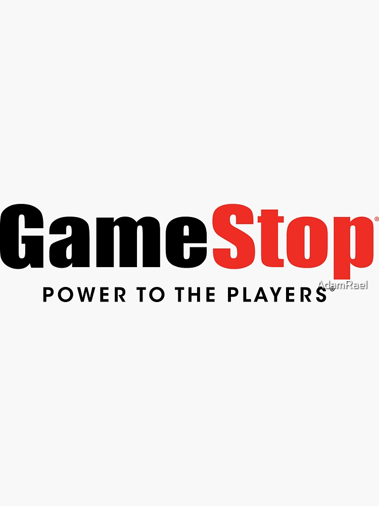 "GameStop logo" Sticker for Sale by AdamRael Redbubble
