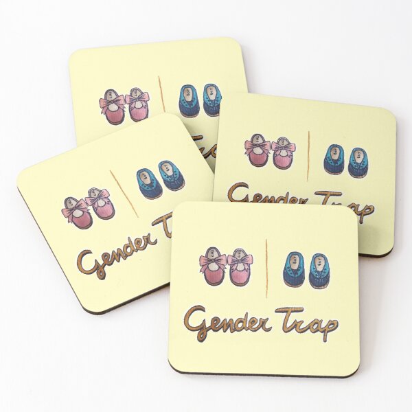 Item preview, Pink Blue Gender Trap designed and sold by JeysArtDesign.