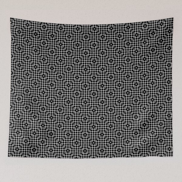 Item preview,  Geometric Pattern Mesh Black White designed and sold by Antava.