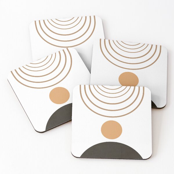 Item preview, Neutral boho abstract shapes designed and sold by MarsPrints.