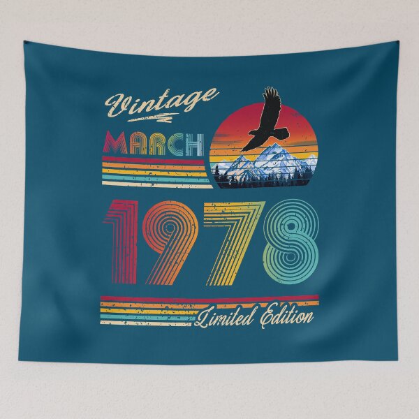 Item preview, Vintage March 1978 Birthday designed and sold by GreenSplash.
