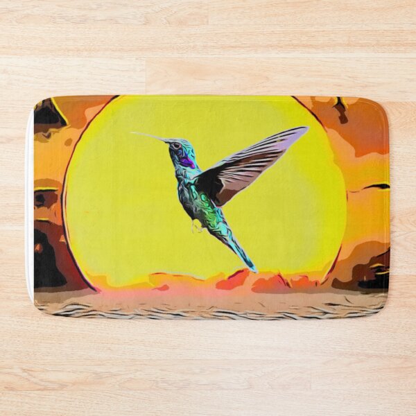Item preview, Humming bird African sun set design  designed and sold by TrippyEarth.