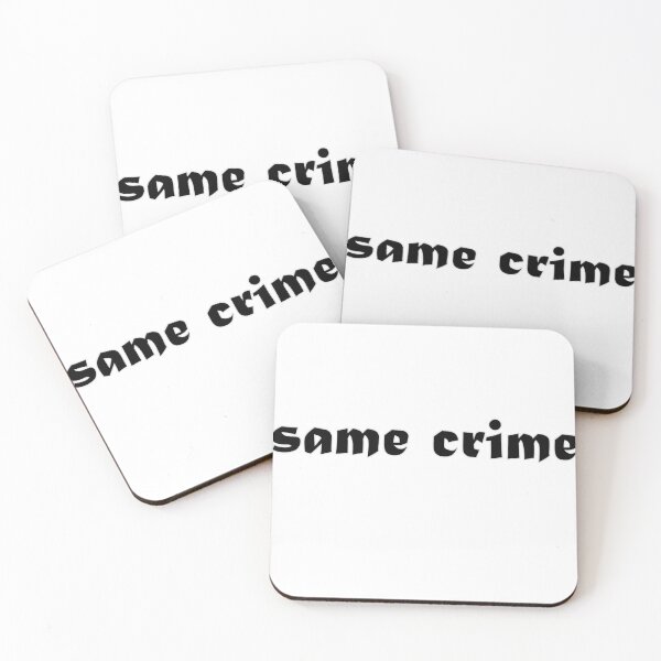 Item preview, same crime t-shirt designed and sold by BILAL SHU12.