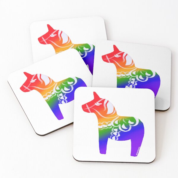 Item preview, Pride Dala Horse designed and sold by devinsxdesigns.