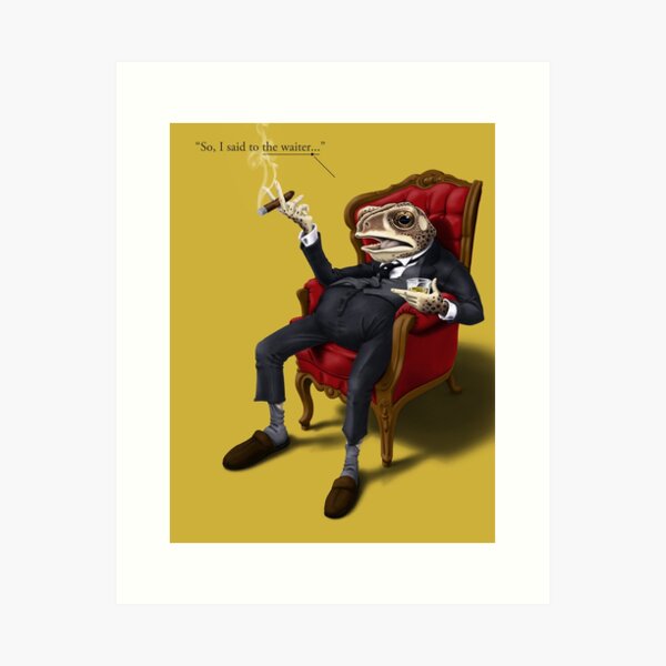 Fly in My Soup (Colour) Art Print