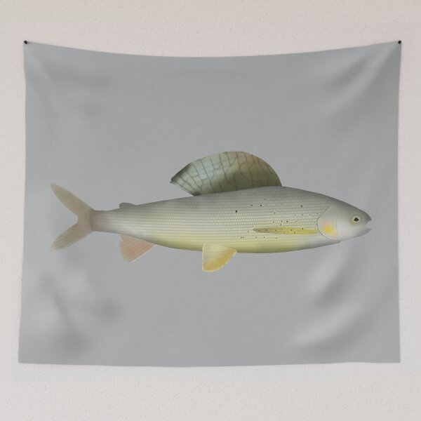 Item preview, Baikal White Grayling designed and sold by fishfolkart.