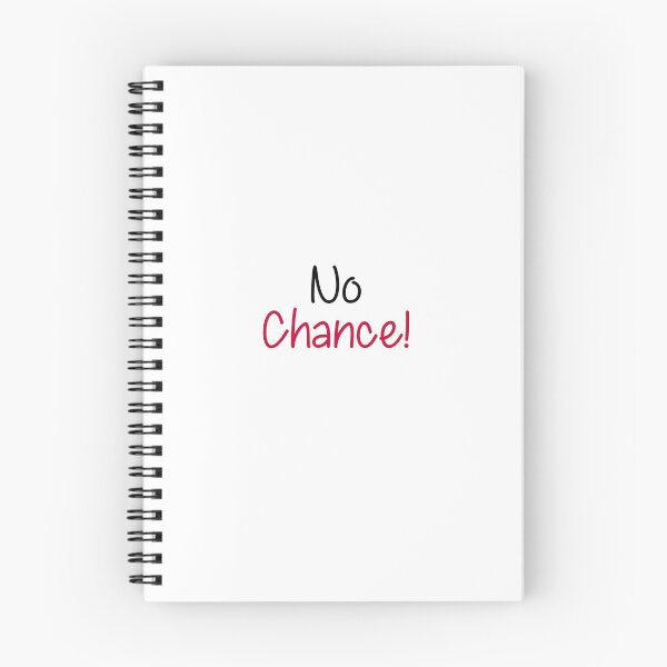 Item preview, No Chance designed and sold by Blood-Red-Merch.