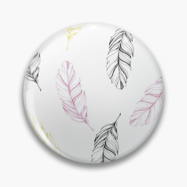 Item preview, Pink, Yellow and Black Feather Design designed and sold by jellywobble.