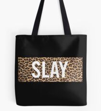 Slay Leopard Tote Bag