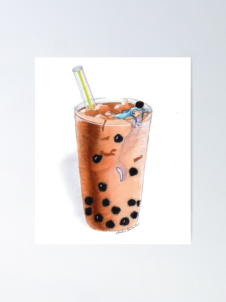 boba milk tea pillow