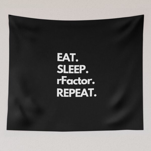 Item preview, Eat Sleep rFactor Repeat designed and sold by TheGreekGuy.