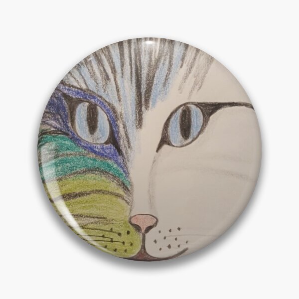 Item preview, colored cat designed and sold by AliceWolfgang.