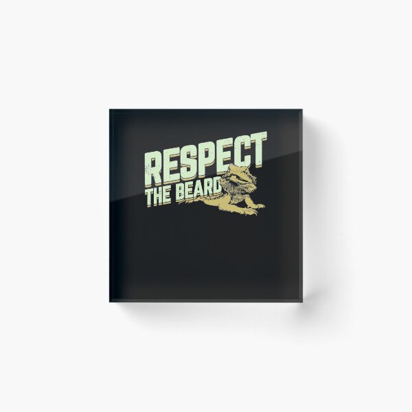 Item preview, Respect The Beard Pogona Bearded Dragon Owner Gift designed and sold by Marcid95.