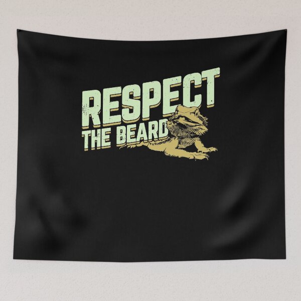 Item preview, Respect The Beard Pogona Bearded Dragon Owner Gift designed and sold by Marcid95.