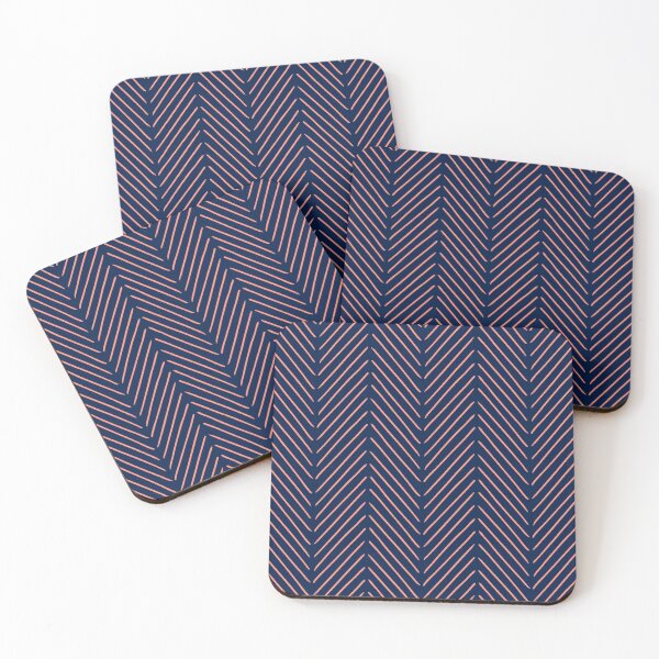 Item preview, Diagonal Mudcloth Rose Navy designed and sold by Miss Striped.