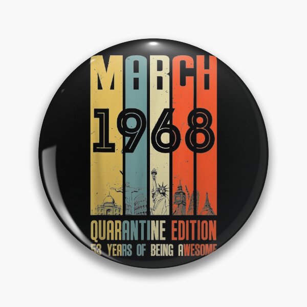 Item preview, 53rd Birthday Decoration March 1968 Men Women 53Years Old designed and sold by koenhfu06.