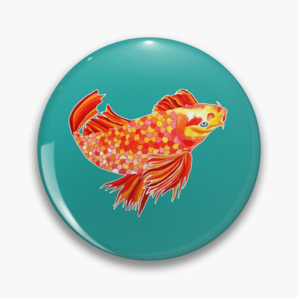 Item preview, Golden Koi Carp (original watercolour) designed and sold by irinagingercat.