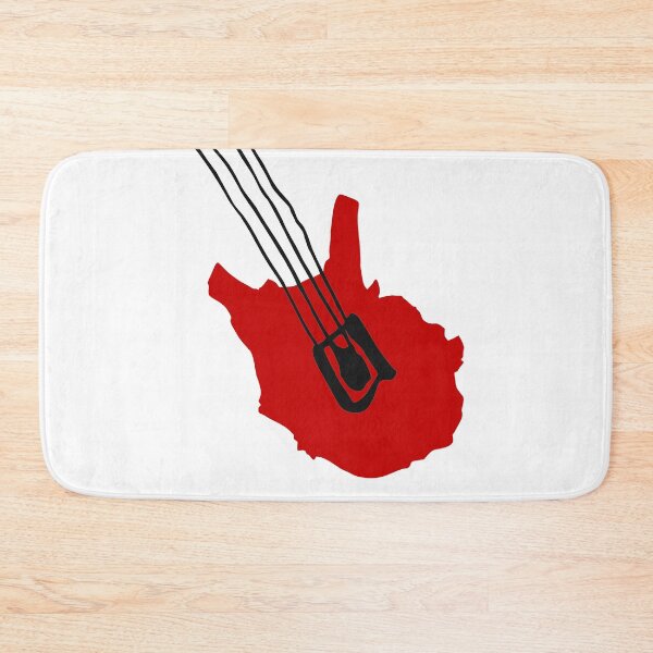 Item preview, Red Electric Bass Guitar designed and sold by JoBella-Designs.