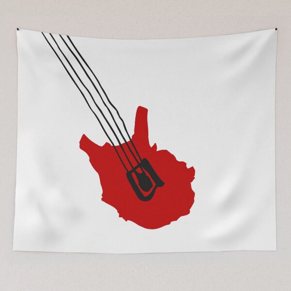 Item preview, Red Electric Bass Guitar designed and sold by JoBella-Designs.