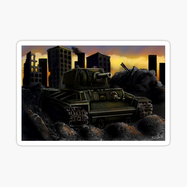 Rusty Tank Sticker