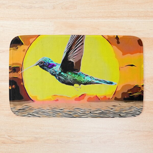Item preview, Humming bird African sun set design  designed and sold by TrippyEarth.