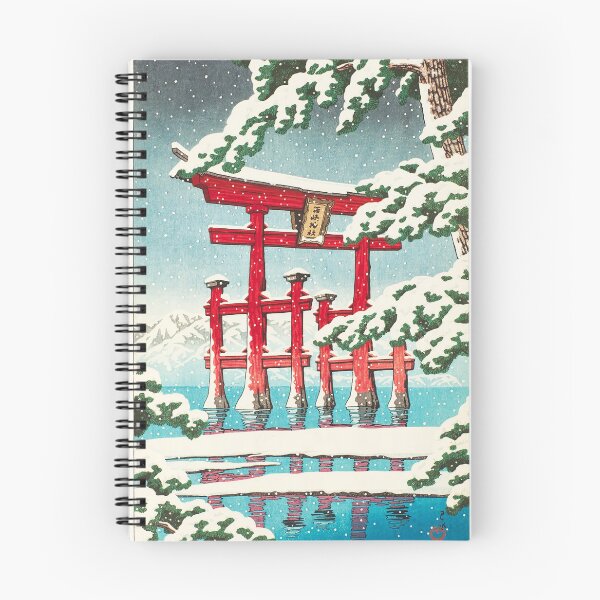 Item preview, Snow at Miyajima - Kawase Hasui 1929 designed and sold by TheDailyArt.