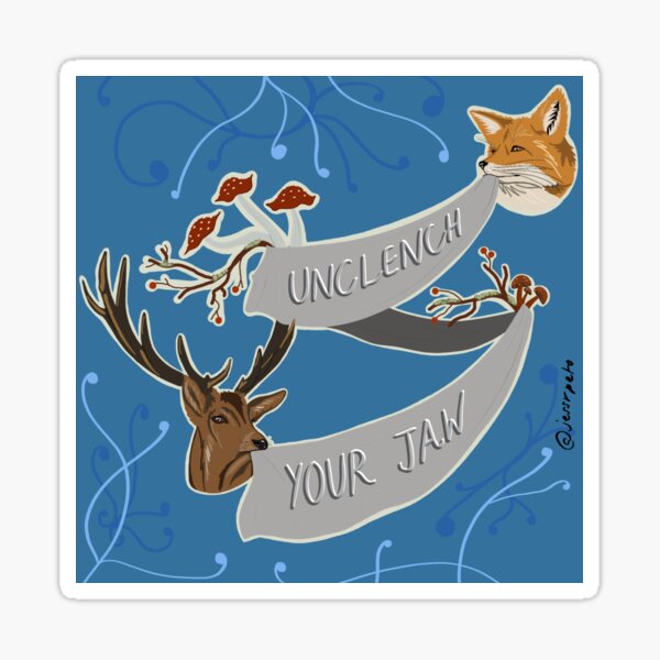 Item preview, Unclench Your Jaw Reminder designed and sold by Jessica Peto.