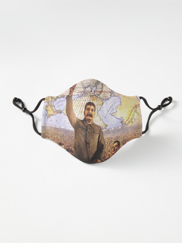 Alternate view of Communism Poster. The Great Plan for the Transformation of Nature, великое преобразование природы, velikoye preobrazovaniye prirody Mask