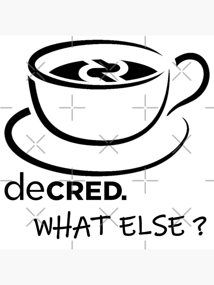(sticker) Decred. what else? ™ v4 'Design timestamped by https://timestamp.decred.org/' by OfficialCryptos