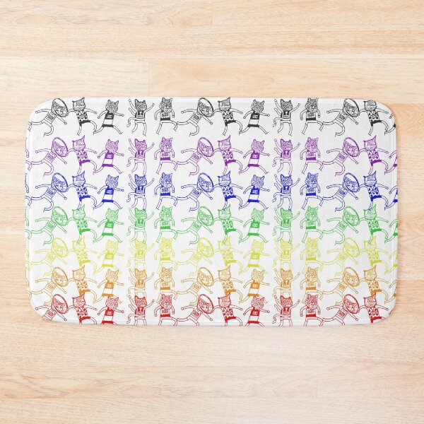 Item preview, Meowlympic Rainbow designed and sold by evilflea.