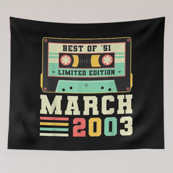 Item preview, 18th Birthday Gift March Vintage 2003 18 years designed and sold by SeanRichar.